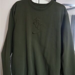 Nike Men's Olive Crewneck Sweater